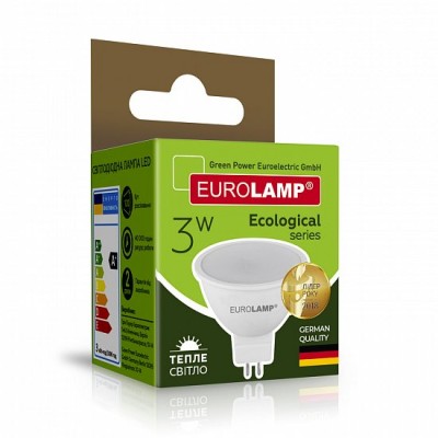 Светодиодная лампа Eurolamp SMD MR16 3W GU5.3 4000K (LED-SMD-03534(P))