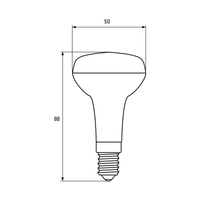Светодиодная лампа Eurolamp R50 6W Е14 4000K (LED-R50-06144(P))