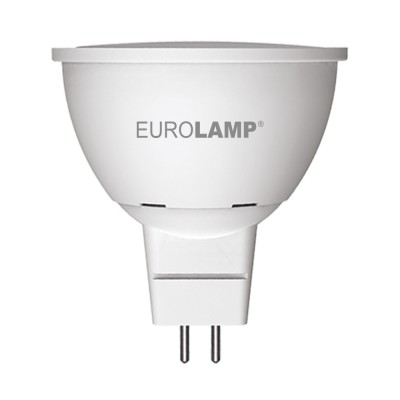 Світлодіодна димована EUROLAMP LED Лампа ЕКО dimmable MR16 5W GU5.3 4000K