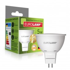 Світлодіодна димована EUROLAMP LED Лампа ЕКО dimmable MR16 5W GU5.3 4000K