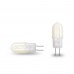 Светодиодная капсульная лампа Eurolamp G4 пластик 2W 3000K 220V (LED-G4-0227(220)P)