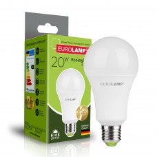 Світлодіодна лампа Eurolamp A75 20W Е27 4000K (LED-A75-20274(P))