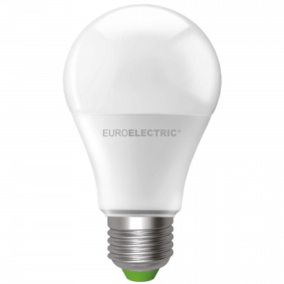 Классическая светодиодная EUROELECTRIC LED Лампа А60 10W E27 4000K