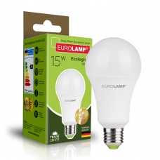 Світлодіодна лампа Eurolamp A70 15W Е27 3000K (LED-A70-15272(P))