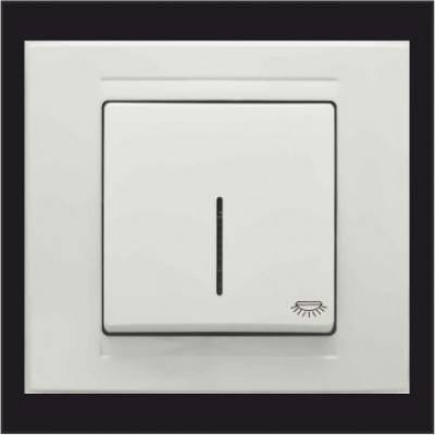 Кнопка контролю освітлення з підсвічуванням Gunsan Moderna білий