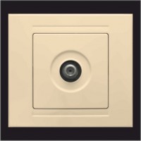 Супутникова розетка F конектор Gunsan Moderna кремовий