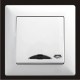 Кнопка контроля освещения с подсветкой Gunsan Visage белый VS 28 11 106