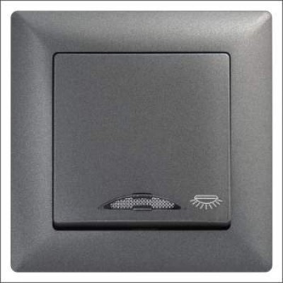 Кнопка контроля освещения с подсветкой Gunsan Visage черный