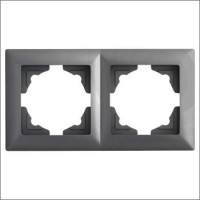 Рамка двойная Gunsan Visage черный Рамка двойная Gunsan Visage черный