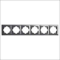 Рамка шестерная Gunsan Visage черный