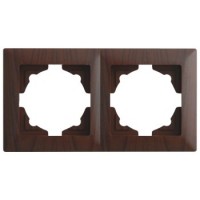 Рамка подвійна Gunsan Visage горіх