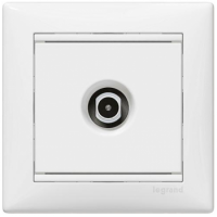 Розетка TV проста 1,5 дБ 2400мГц Valena 774429 біла Розетка TV проста 1,5 дБ 2400мГц Valena 774429 біла