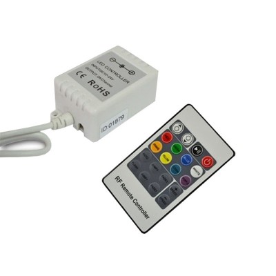 Радио RGB контроллер 6А (радио пульт на 20 кнопок)