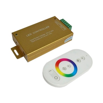 RGB контроллер 24A RF 288W 12V white (сенсорный радио пульт)