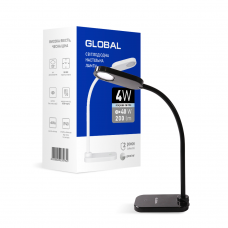 Настільна лампа GLOBAL DL-02 4W 4100K чорна