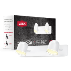 Світовий світильник MAXUS MSL-01W 2x4W 4100K білий