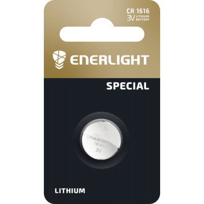 Батарейка ENERLIGHT LITHIUM CR 1616 BLI 1