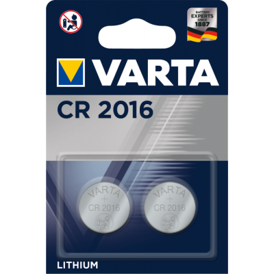 Батарейка VARTA CR 2016 BLI 2 LITHIUM