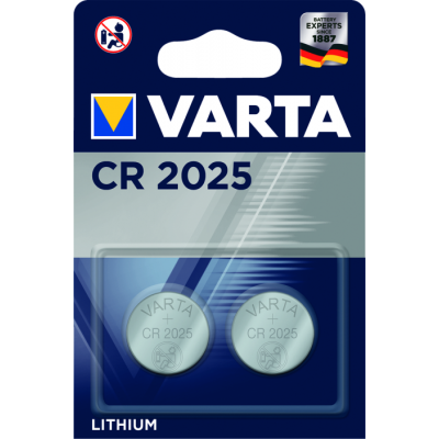 Батарейка VARTA CR 2025 BLI 2 LITHIUM