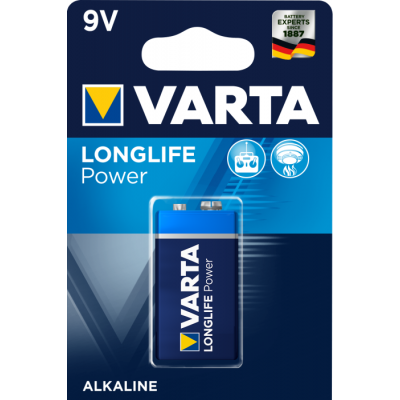 Батарейка VARTA LONGLIFE POWER 6LR61 BLI 1 шт
