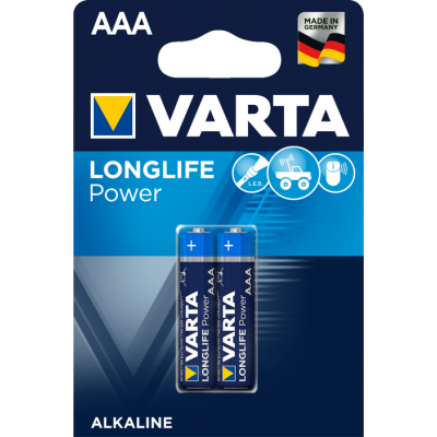 Батарейка VARTA LONGLIFE POWER AAA BLI 2 шт