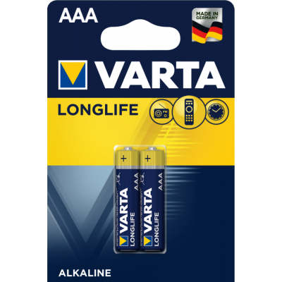 Батарейка VARTA LONGLIFE AAA BLI 2 шт