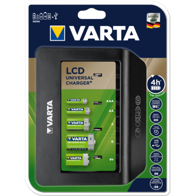 Зарядное устройство VARTA LCD UNIVERSAL CHARGER PLUS