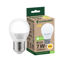 Світлодіодна лампа ENERLIGHT G45 7Вт 3000K E27