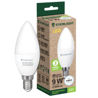 Світлодіодна лампа ENERLIGHT С37 9Вт 4100K E14