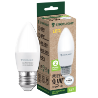 Світлодіодна лампа ENERLIGHT С37 9Вт 4100K E27