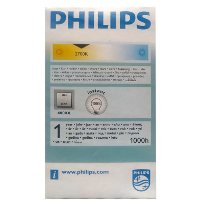 Лампа розжарювання Philips Stan 60W E27 230V A55 CL 1CT/12X10F