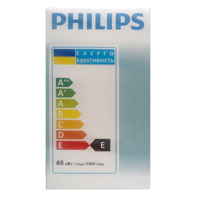 Лампа розжарювання Philips Stan 60W E27 230V A55 CL 1CT/12X10F