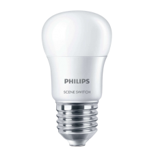 Светодиодная лампа Philips Scene Switch P45 2S 6.5-60W E27 3000K