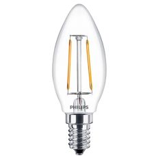 Світлодіодна лампа Philips Filament LED Classic 4-40 Вт B35 E14 865 CL NDAPR