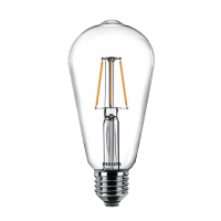 Світлодіодна лампа Philips Filament LED Classic 4-40 Вт ST64 E27 830 CL NDAPR