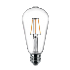 Світлодіодна лампа Philips Filament LED Classic 4-40 Вт ST64 E27 830 CL NDAPR