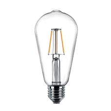 Світлодіодна лампа Philips Filament LED Classic 6-60 Вт ST64 E27 830 CL NDAPR