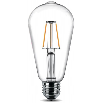 Светодиодная лампа Philips Filament LED Classic 6-60W ST64 E27 830 CL ND