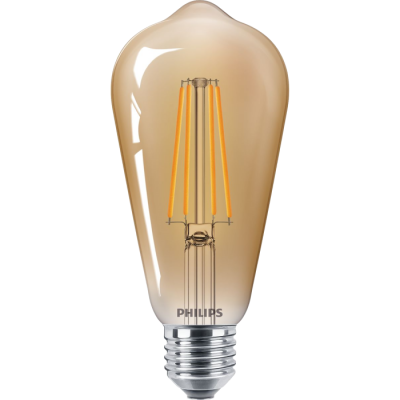 Светодиодная лампа Philips Filament LED Classic 5.5-48 Вт ST64 E27 825 CL_GNDAPR