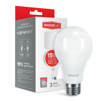 LED лампа MAXUS A70 15W теплый свет E27 (1-LED-567-01)