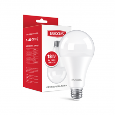 Лампа світлодіодна MAXUS 1-LED-783 A80 18W 3000K 220V E27