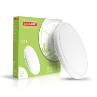 Світлодіодний світильник Eurolamp круглий накладний 24W 4000K (LED-MR-24W/4-N4)