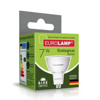 Светодиодная лампа Eurolamp SMD MR16 7W GU5.3 4000K (LED-SMD-07534(P))