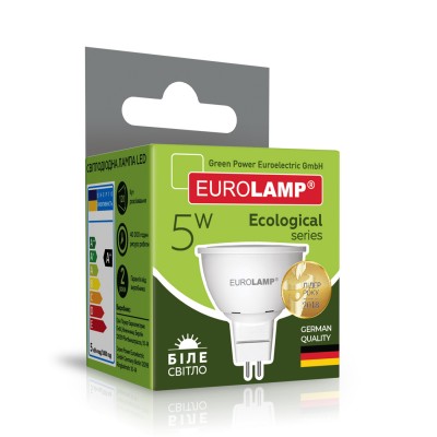 Светодиодная лампа Eurolamp SMD MR16 5W GU5.3 4000K (LED-SMD-05534(P))