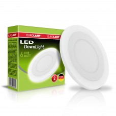 Світлодіодний EUROLAMP LED Світильник круглий точковий 6W 4000K(white)