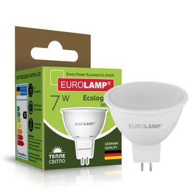 Светодиодная лампа Eurolamp SMD MR16 7W GU5.3 3000K (LED-SMD-07533(P))
