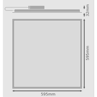 Светодиодная панель PL ECO 600 E 36W 865 EUE Ledvance