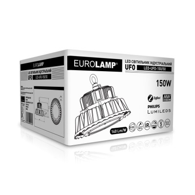 EUROLAMP LED Светильник индустриальний UFO IP65 150W 5000K
