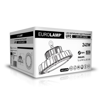 EUROLAMP LED Светильник индустриальний UFO IP65 240W 5000K