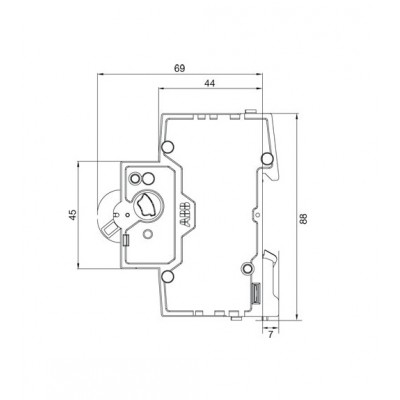 Автоматичний вимикач BASIC M 2Р 10А 4,5kA